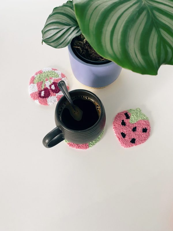 Taller posavasos bordado mágico