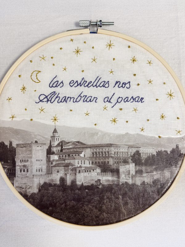 Bordado Las estrellas nos Alhambran